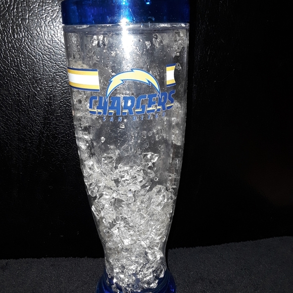 NFL San Diego Chargers Pilsner Crystal Glass - Picture 2 of 8